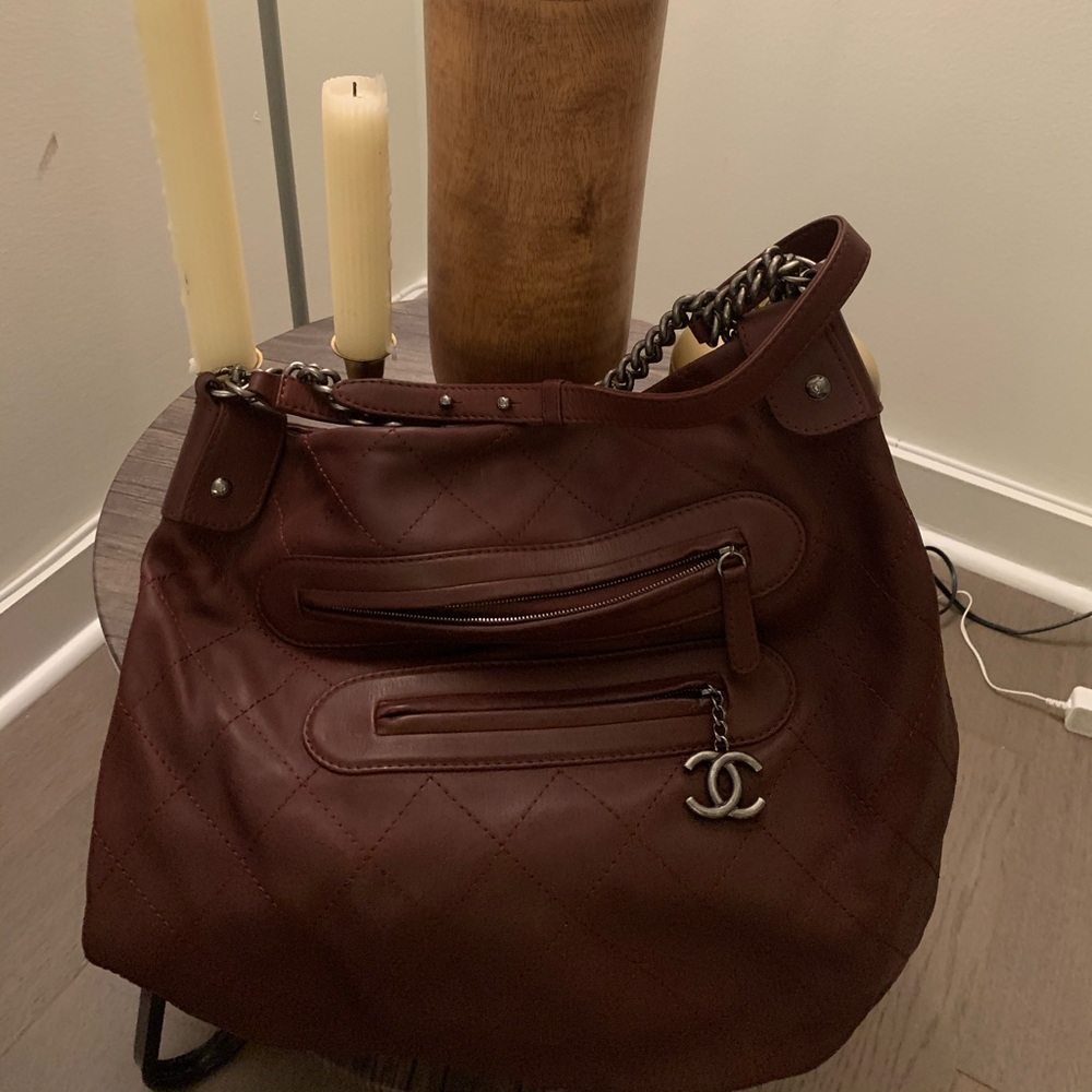 Authentic Chanel big brown bag